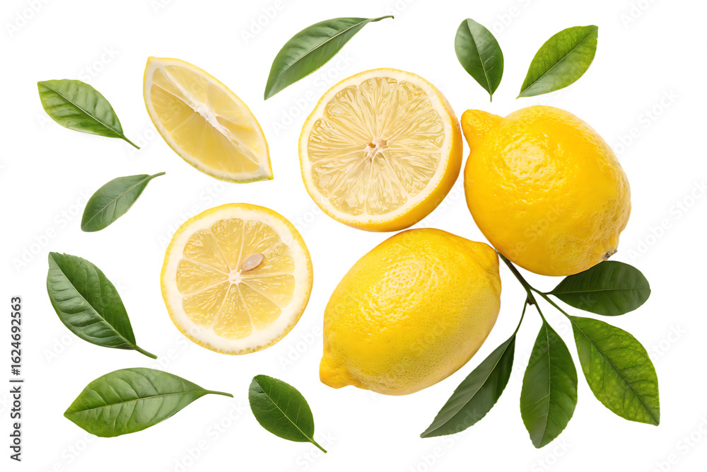 custom made wallpaper toronto digitalpng lemon with leaves