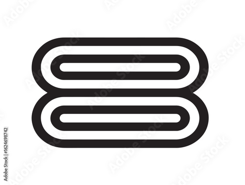 Clean Copy Icon with Elegant Minimalist Outline Vector Design