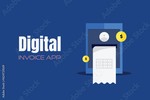 Mobile for application generating e-Invoice, Mobile billing app, Generating bill for customers. 