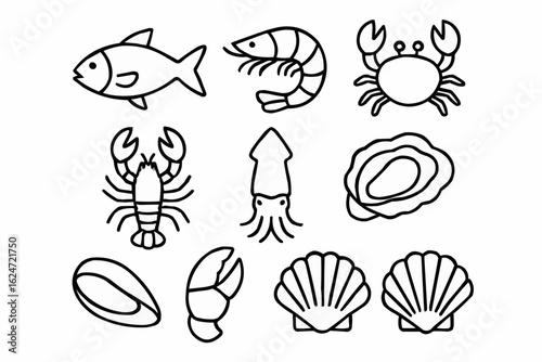 Seafood Icons
