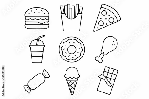 Food Around The World Icons