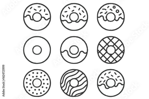 Food Around The World Icons