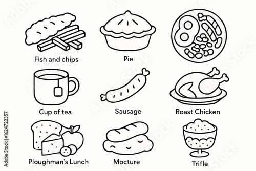 Food Around The World Icons