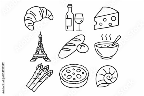 Food Around The World Icons