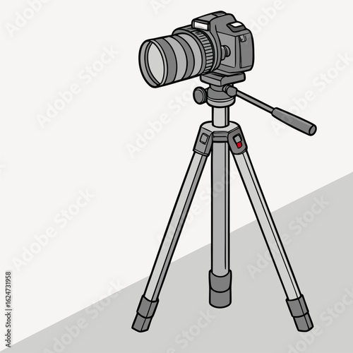 camera on tripod