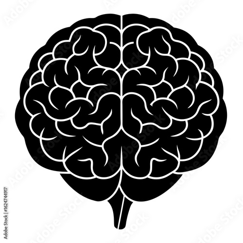 human brain vector illustration