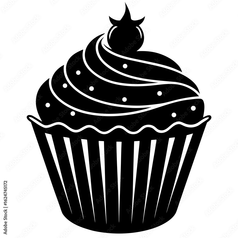 vector illustration of cupcake vector illustration of cupcake