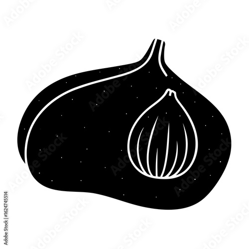 vector illustration of an apple on white background