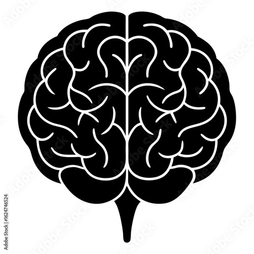 human brain vector illustration