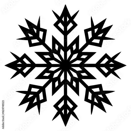 Wallpaper Mural snowflake vector illustration Torontodigital.ca