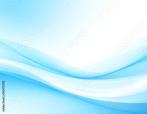 Abstract light blue waves