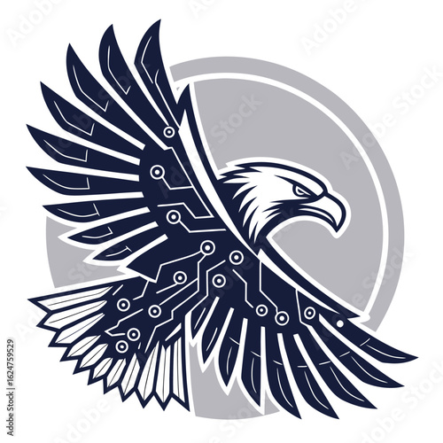 eagle with wings