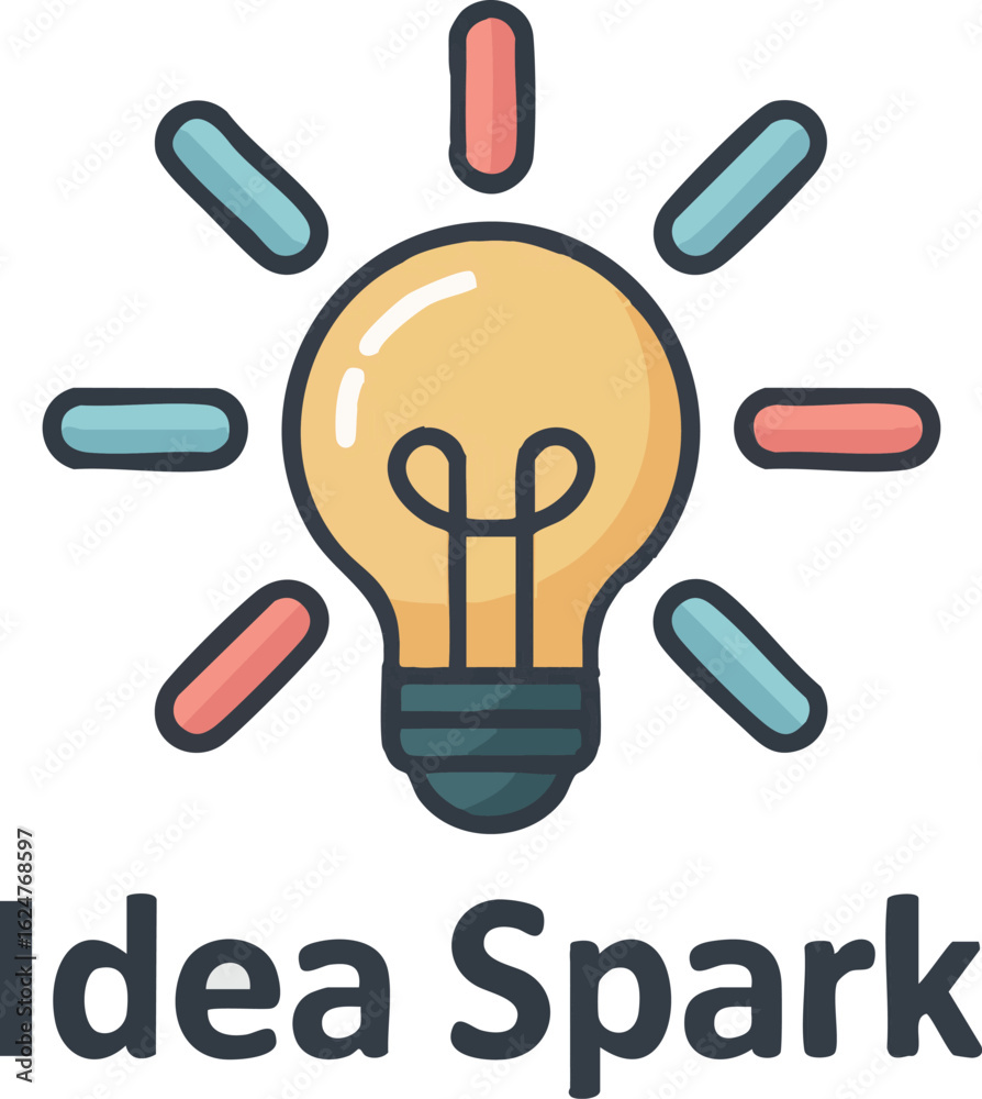 Obraz premium creative light bulb icon