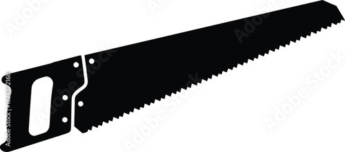 Vector Illustration of a Saw in Nature