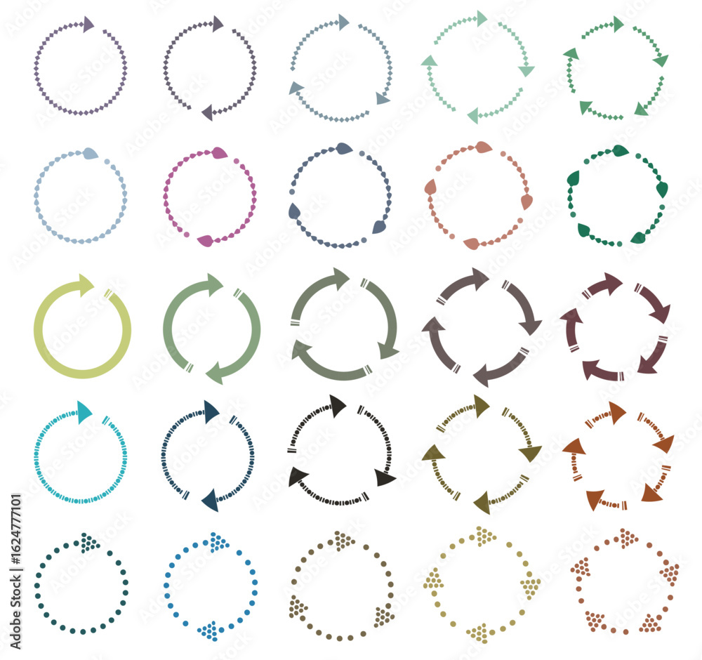 Obraz premium circle arrow icon vector illustration
