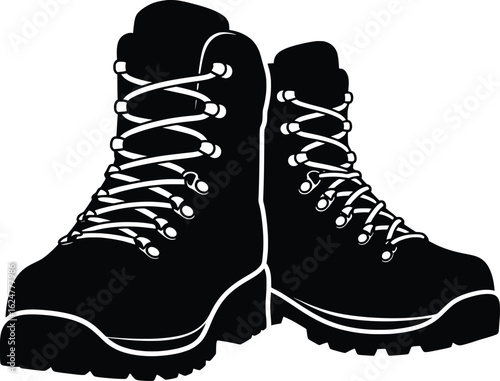 Hiking Boots Silhouette