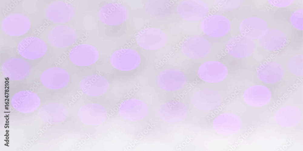 Pink bokeh abstract background with bright glowing circles and festive holiday design pattern