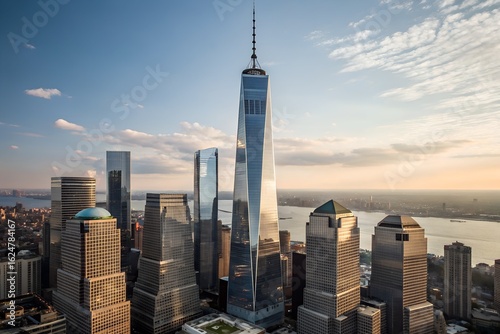 New York City Skyline with One World Trade