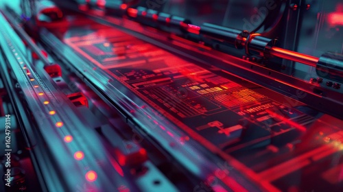 A photo of a printing machine display screen