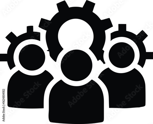 Operations icon vector. workflow illustration sign. work flow symbol. automate logo.
