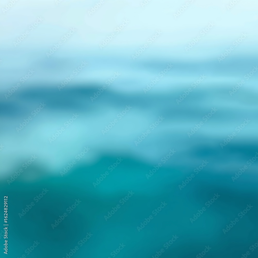 Fototapeta premium Blurred Ocean Colors Background for Calm Design