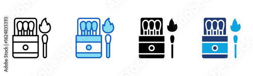 Match icon Multi Style Vector Illustration