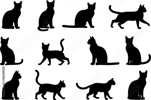 Dog Vector Silhouettes Collection bundle