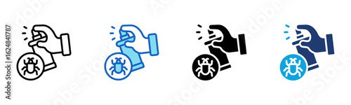Spray icon Multi Style Vector Illustration