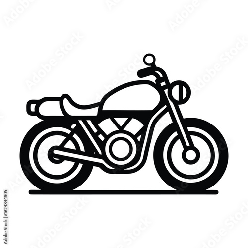 Motorcycle Vector Icon