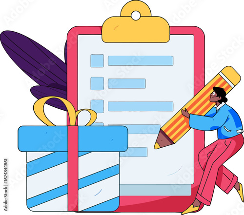 Complete your to-do list with a stylish gift for yourself, celebrate task management success with a reward, or promote your project with an exciting surprise incentive and a checklist
