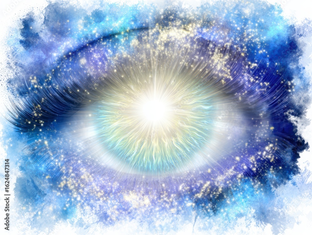 Fototapeta premium x-default Cosmic Eye: Abstract Vision of the Universe