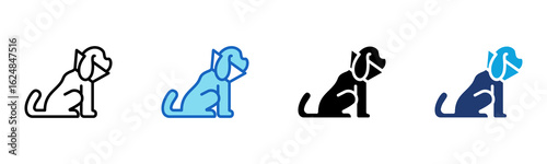 Cone Of Shame icon Multi Style Vector Illustration