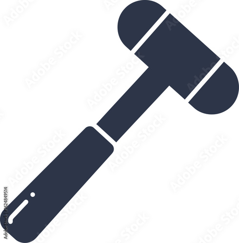 Reflex Hammer Medical Icon Vector Graphic