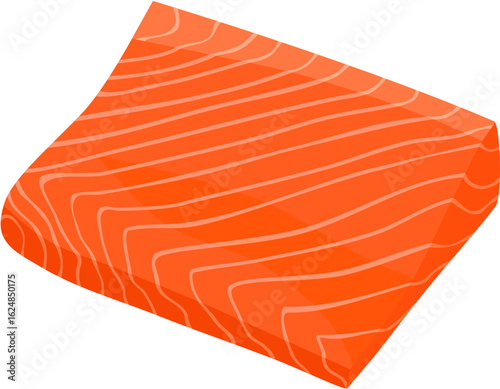 raw salmon steak