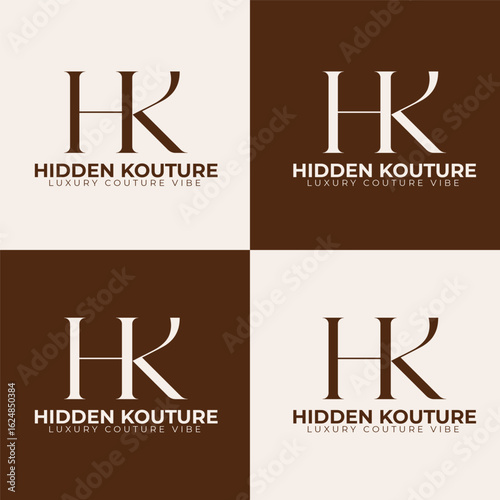 HK Lettermrak Logo Design