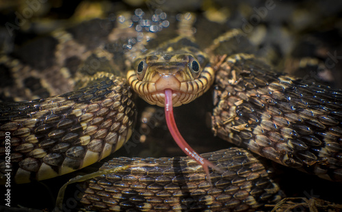 Fotografi close up of a snake