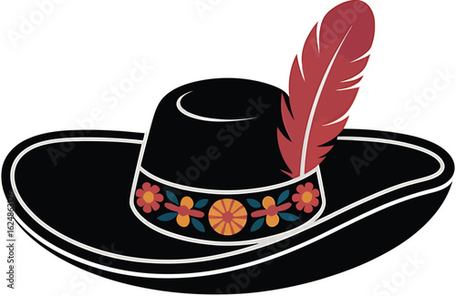 Kitesurfer Silhouettes Riding Waves Vector Illustration