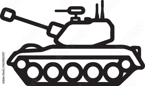 black tank outline clip art preview