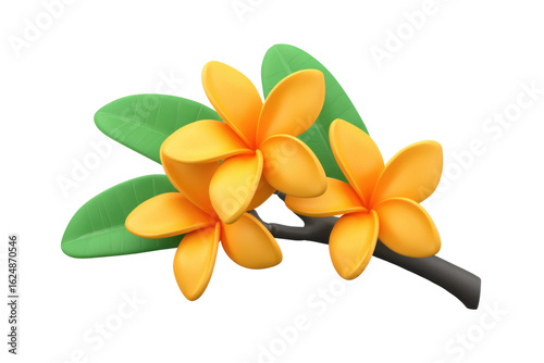 Vibrant flower arrangement nature illustration studio close-up. Isolated on transparent background, png.