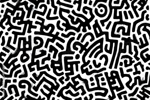 seamless pattern with numbers