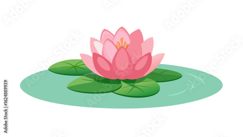 Serene Lotus Flower SVG - Minimal Vector Icon