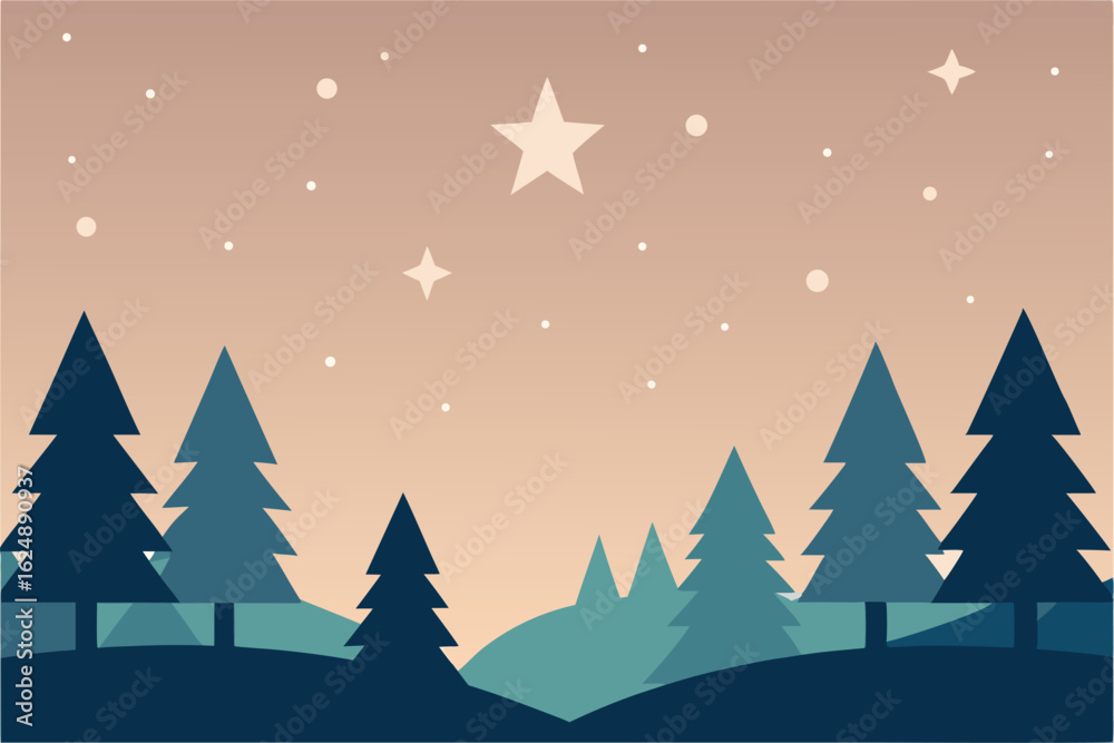 Naklejka premium simple christmas border with repeating star shape (1).eps