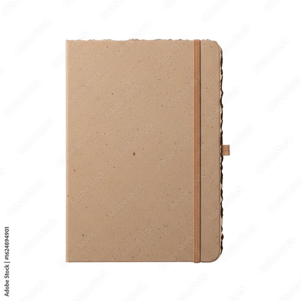 Naklejka premium Eco-friendly notebook with recycled paper cover