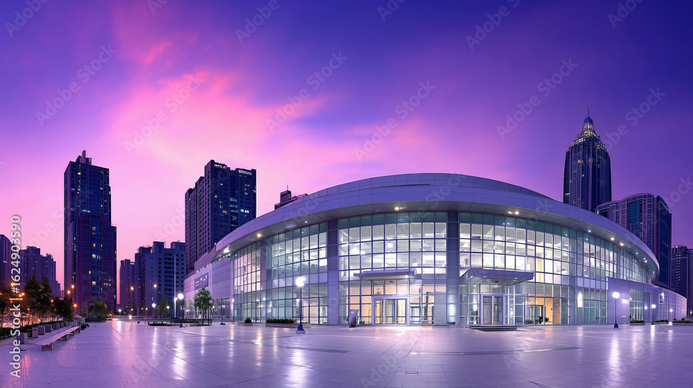 Obraz premium The square outside the stadium