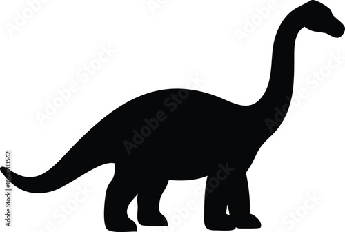 brontosaurus silhouette