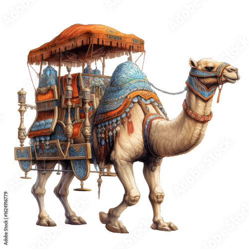 camel in the desert