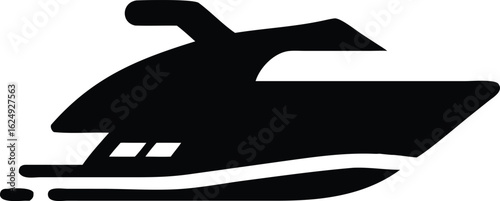 speedy yacht silhouette