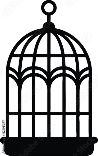 vintage birdcage silhouette