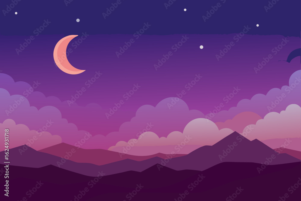 Obraz premium night sky with stars