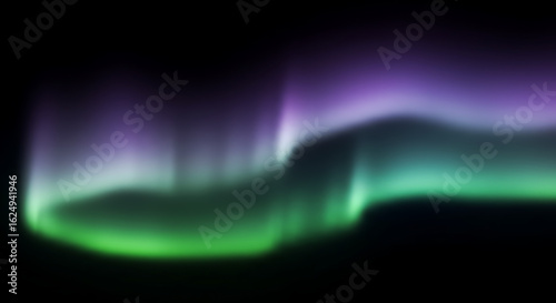 Captivating Aurora Borealis abstract illustration with vibrant colors, perfect for backgrounds